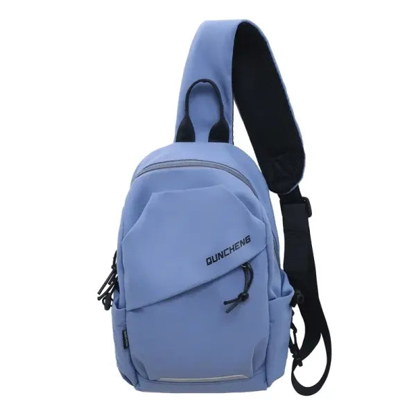 Water Resistance Nylon Crossbody Bag for Cycling - Blue