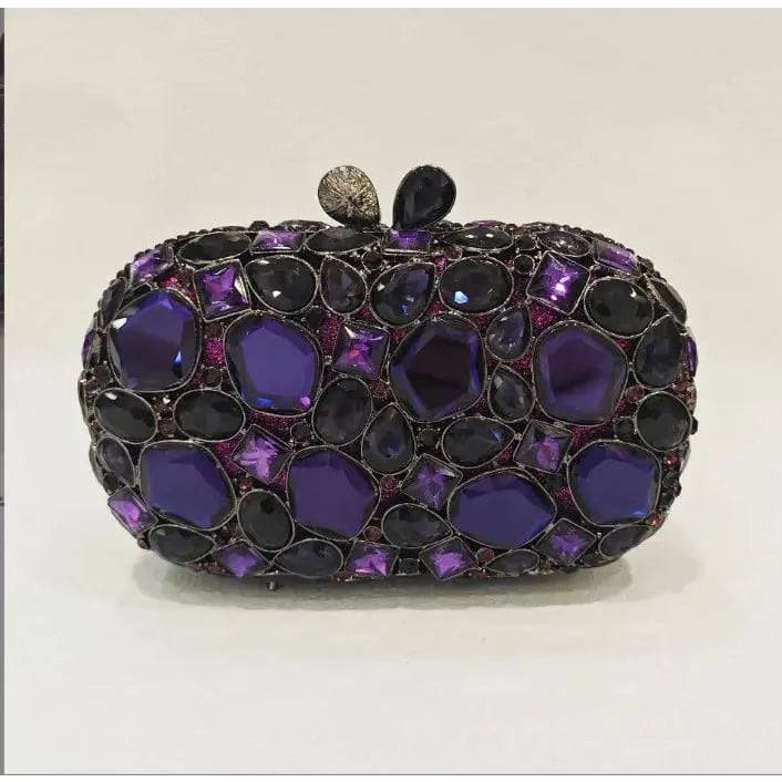 Crystal Evening Bag: Luxury Diamond Party Clutch for Weddings & Events - As Picture Shows 17