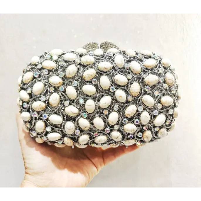 Crystal Evening Bag: Luxury Diamond Party Clutch for Weddings & Events - As Picture Shows 11