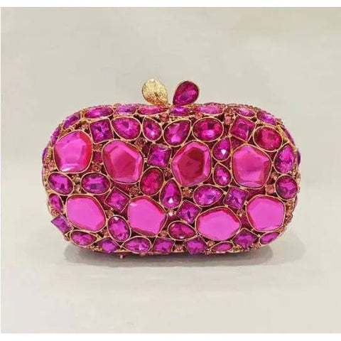 Crystal Evening Bag: Luxury Diamond Party Clutch for Weddings & Events - As Picture Shows 4