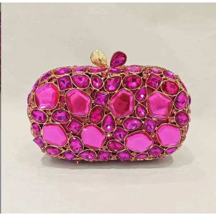 Crystal Evening Bag: Luxury Diamond Party Clutch for Weddings & Events - As Picture Shows 10