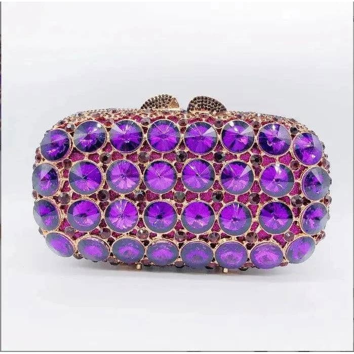 Crystal Evening Bag: Luxury Diamond Party Clutch for Weddings & Events - As Picture Shows 21