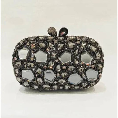 Crystal Evening Bag: Luxury Diamond Party Clutch for Weddings & Events - As Picture Shows