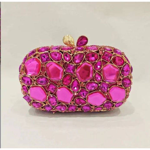 Crystal Evening Bag: Luxury Diamond Party Clutch for Weddings & Events