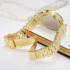 Crystal Quartz Watch with Elegant Design and Accurate Timekeeping - Himpall