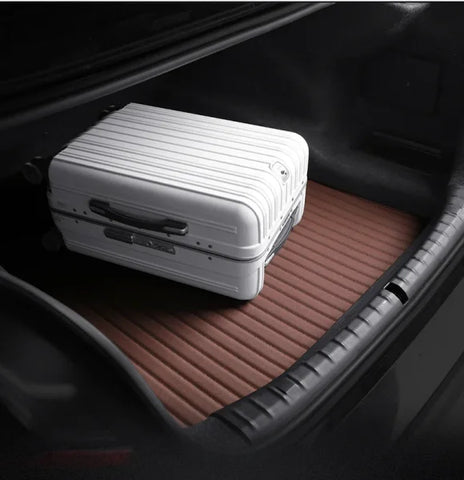 Custom Fit Car Trunk Mat – Eco-Friendly Leather Cargo Liner