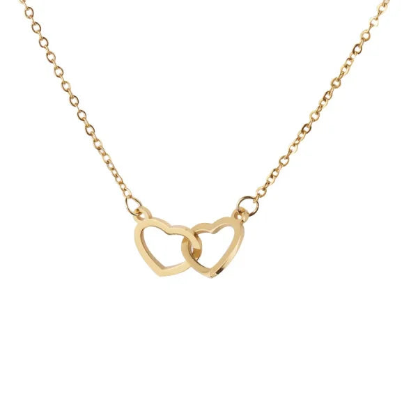 Custom Heart Necklace – Personalized Name Pendant with Rotating Rose Box