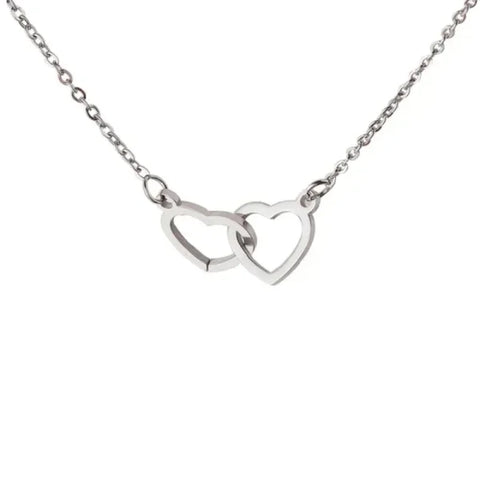 Custom Heart Necklace – Personalized Name Pendant with Rotating Rose Box - No box 2 / Blank