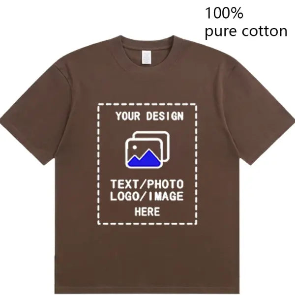 Custom Men’s Cotton T-Shirts All Sizes for Team Sports and Gyms - Crimson brown / S