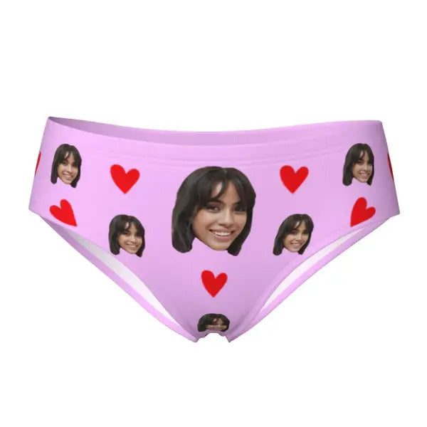 Custom Photo Briefs Panties S-4XL Breathable Personalized Gift - 1 / M