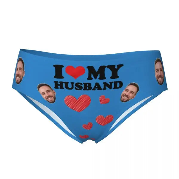 Custom Photo Briefs Panties S-4XL Breathable Personalized Gift - 4 / M