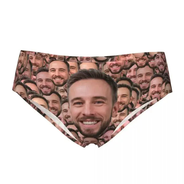 Custom Photo Briefs Panties S-4XL Breathable Personalized Gift - 9 / M