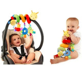 AFOVIC Certification Cloth Musical Spiral Baby Toy for Crib Travel - Yellow