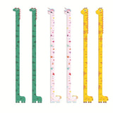 Cute Cartoon Animal Height Sticker Unicorn & Dinosaur Wall Growth Chart for Kids Room Decor