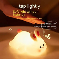 Cute Toy Decoration Sleeping Light with Lying Bunny Design - Himpall