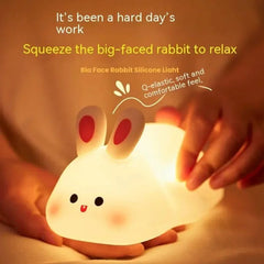 Cute Toy Decoration Sleeping Light with Lying Bunny Design - Himpall