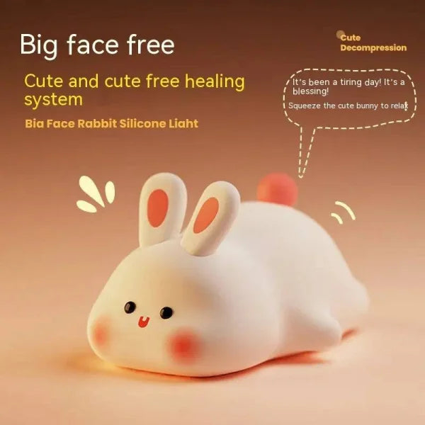 Cute Toy Decoration Sleeping Light with Lying Bunny Design - Himpall