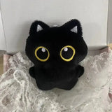 CuteBlack Cat plush toy Doll Small Pendant Cuddly Pillow Cushion Ins Black Cat Plush Toy Doll for Boy Girl Birthday