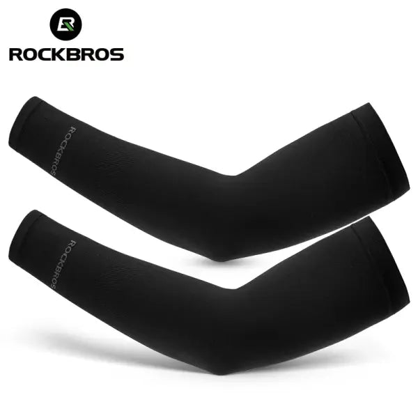 Cycling Arm Sleeves Ice Silk Material UV Protection Outdoor Sports