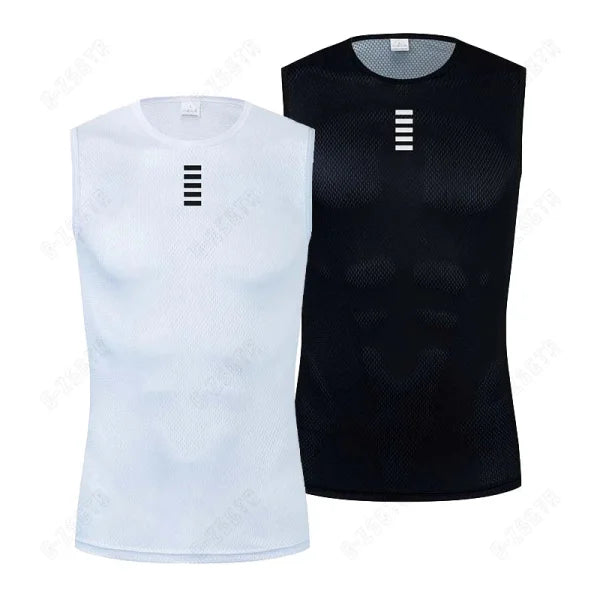 Cycling Base Layer Reflective Jersey - Quick-Dry Men’s Sport Vest - Himpall