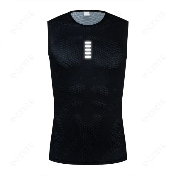 Cycling Base Layer Reflective Jersey - Quick-Dry Men’s Sport Vest - Himpall