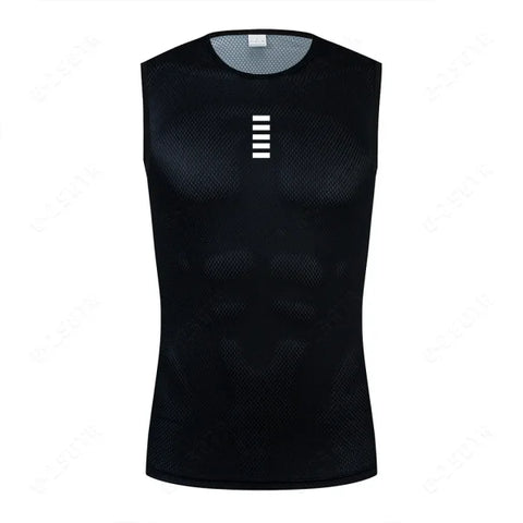 Cycling Base Layer Reflective Jersey - Quick-Dry Men’s Sport Vest - Himpall
