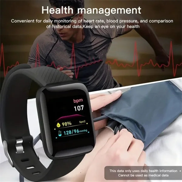 D13 Multifunction Smart Watch – Fitness Tracker for All Ages - Himpall