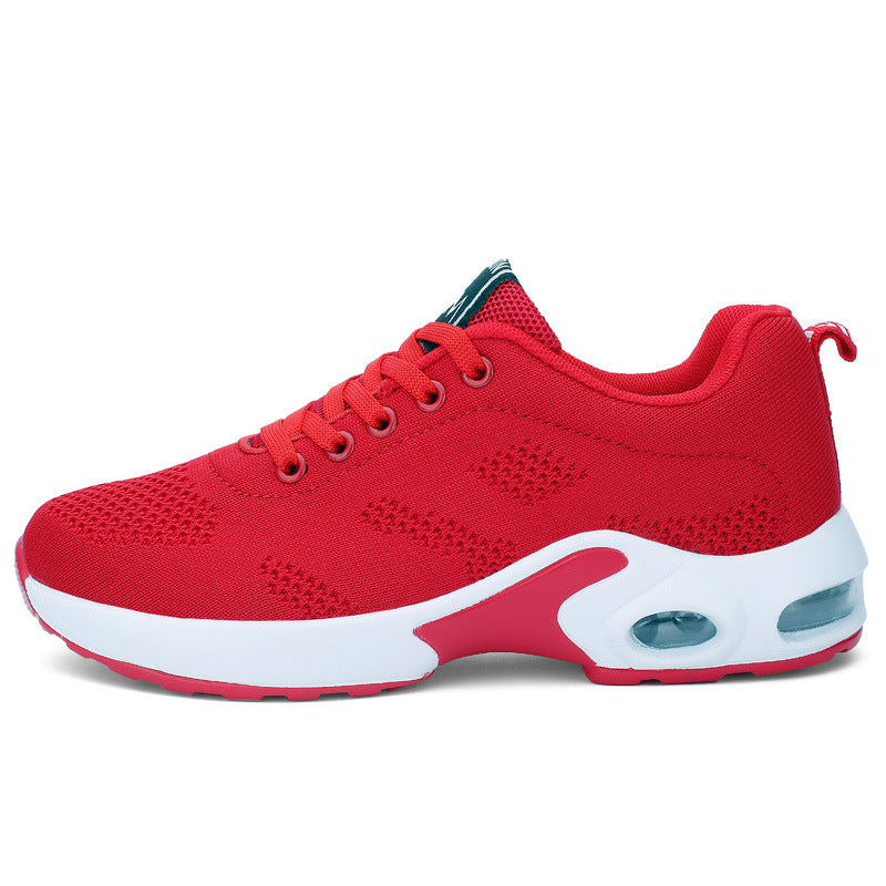Breathable Mesh Women Sports Casual Shoes in All Sizes - Red / 35
