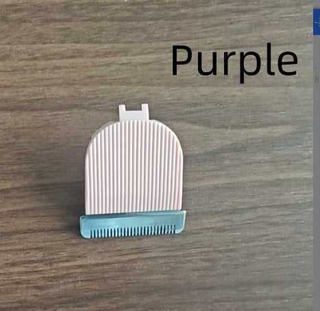 Versatile Body Hair Removal Device and Bikini Trimmer - Purple Shaver Head 1 / No plug - Hair Remover