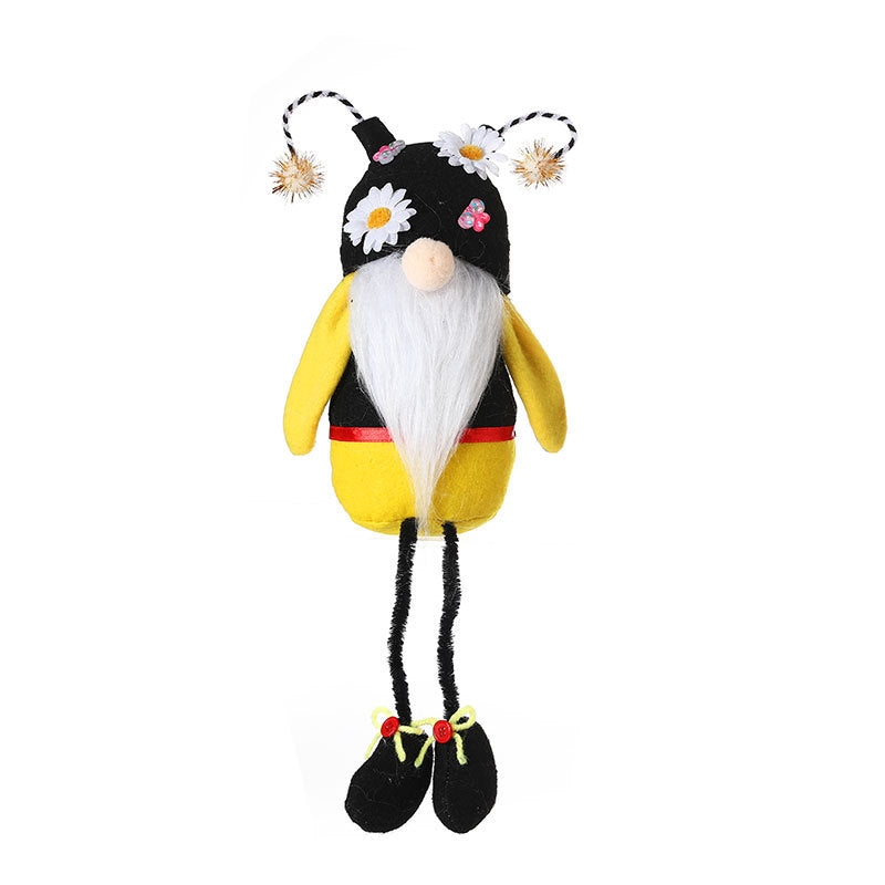 Bee Festival Flower Butterfly Long Legs Faceless Doll - Hair Remover