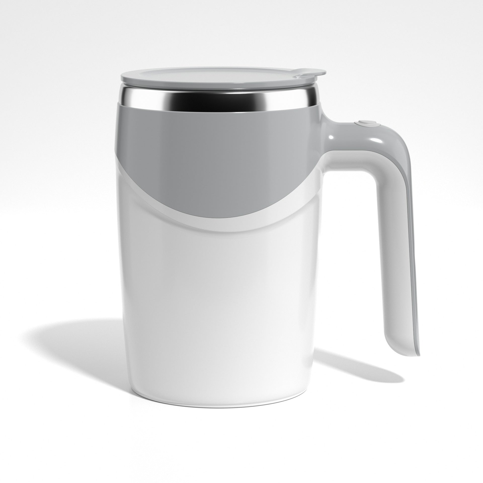 Portable Automatic Stirring Cup for Coffee and Tea - White USB charging