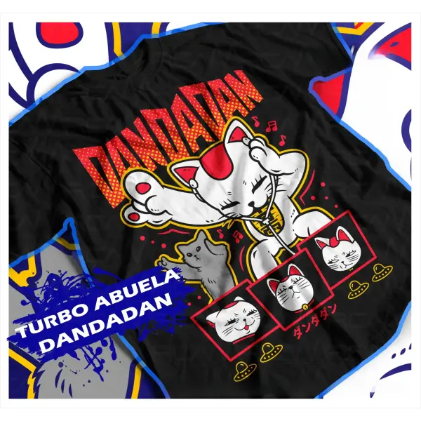 Dandadan Japanese Anime T-Shirt – Manga Graphic Oversized Tee for Women All Sizes - QL242B Black / XL / CHINA