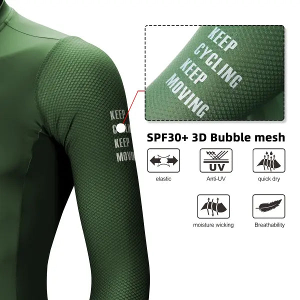 DAREVIE Cycling Jersey Small SPF 50 Training Level Long Sleeve Maillot