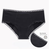 Large Size Leak Proof Cotton Fabric Menstrual Underwear - Lace circle / 2XL / 1PC - Underwear