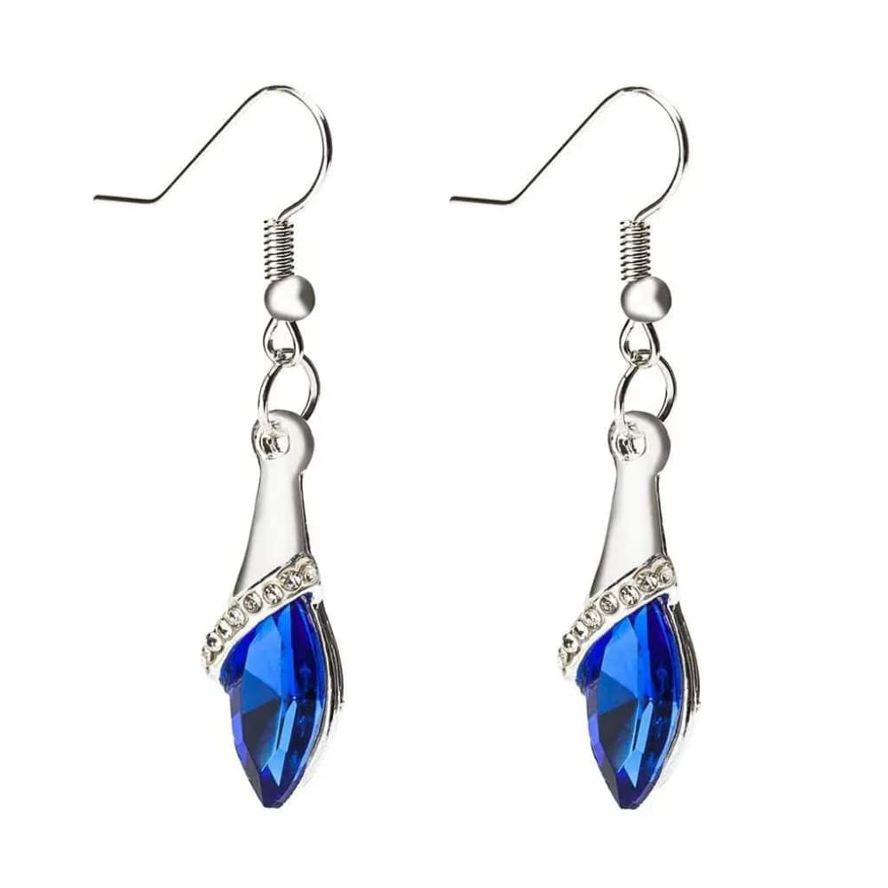 Delysia King Earrings - Trendy Shiny Gemstone Drop Earrings