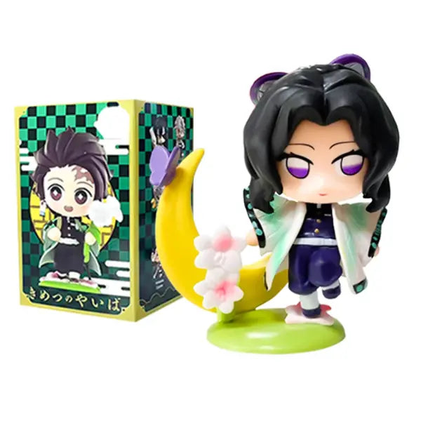 Demon Slayer Tanjiro Kamado Nezuko anime cartoon figure blind box creative personalized statue model ornament surprise