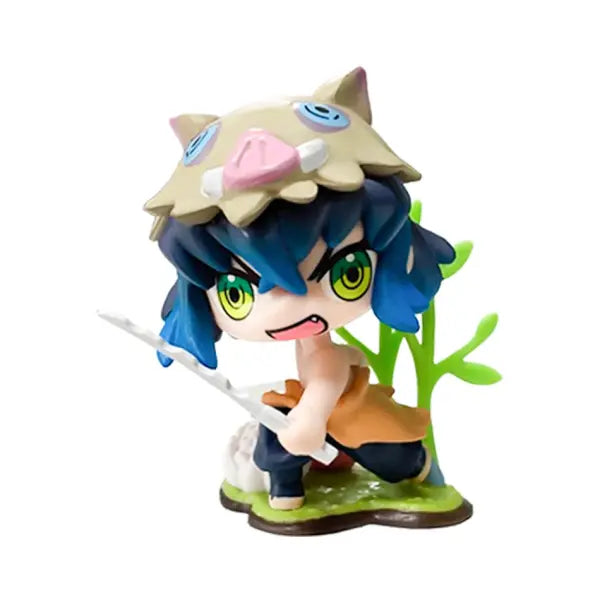 Demon Slayer Tanjiro Kamado Nezuko anime cartoon figure blind box creative personalized statue model ornament surprise