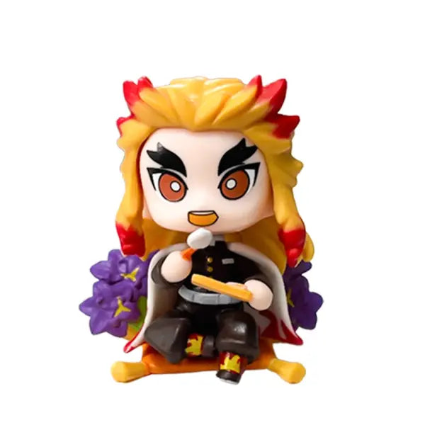 Demon Slayer Tanjiro Kamado Nezuko anime cartoon figure blind box creative personalized statue model ornament surprise