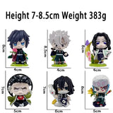Demon Slayer Tanjiro Kamado Nezuko anime cartoon figure blind box creative personalized statue model ornament surprise