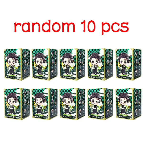 Demon Slayer Tanjiro Kamado Nezuko anime cartoon figure blind box creative personalized statue model ornament surprise