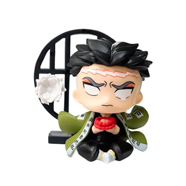 Demon Slayer Tanjiro Kamado Nezuko anime cartoon figure blind box creative personalized statue model ornament surprise