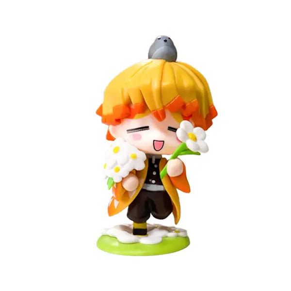 Demon Slayer Tanjiro Kamado Nezuko anime cartoon figure blind box creative personalized statue model ornament surprise
