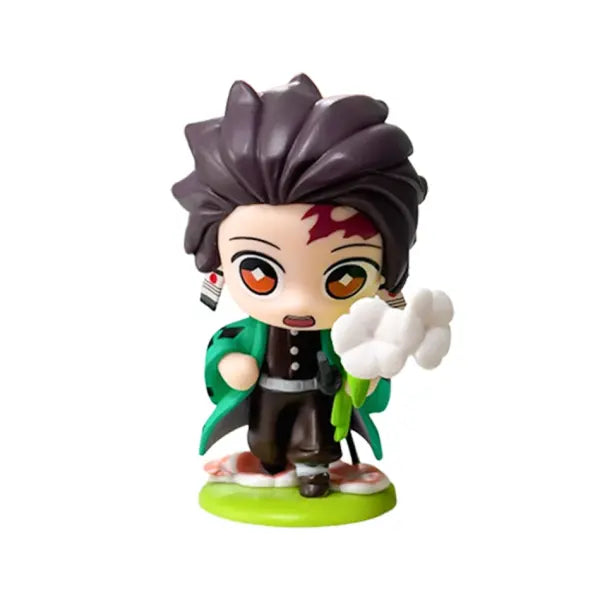 Demon Slayer Tanjiro Kamado Nezuko anime cartoon figure blind box creative personalized statue model ornament surprise