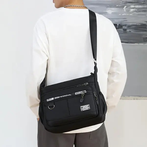 Oxford Shoulder Bag Large Capacity Unisex Casual Messenger Bag