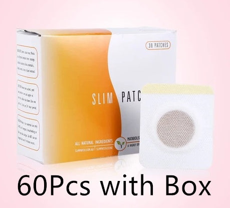 Navel Belly Button Patch Slimming Patch Abdomen Magnetic Detox Sticker - 60Pcs with Box