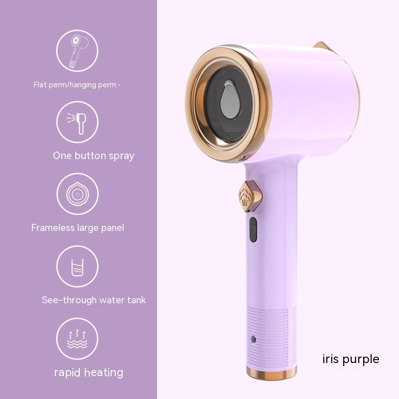 Portable Handheld Steam Iron and Garment Steamer Ironing Machine - Light Purple / Au / 1PCS - Hair Remover