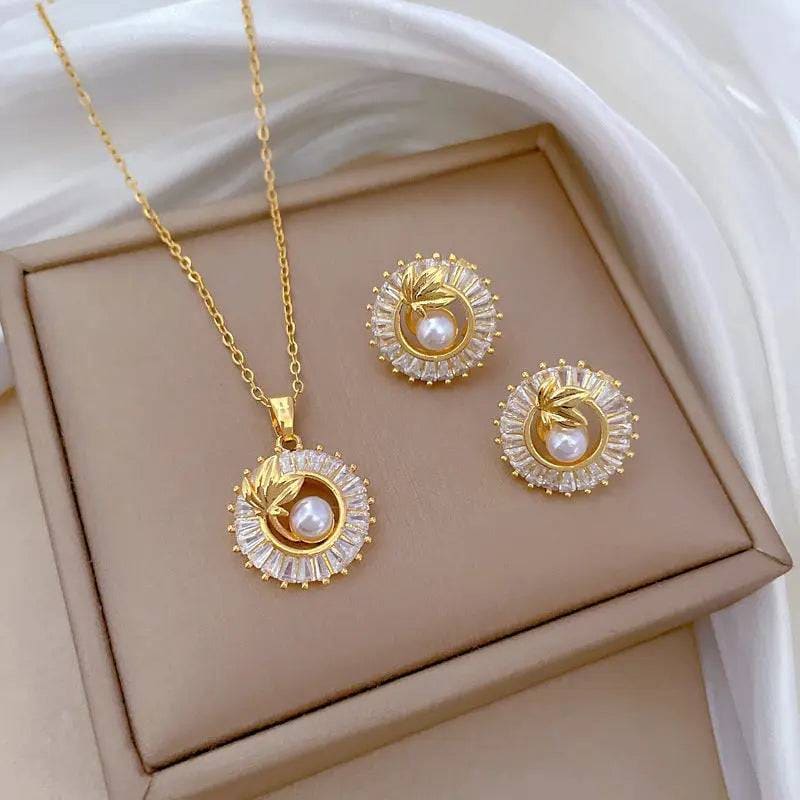 Diamond Necklace Sets - Set