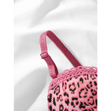 Diana Rose Leopard print Push Up Bra For Women With steel ring B Cup Bra Lady’s Underwear High Quality