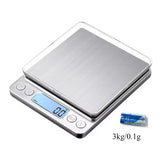 Digital Kitchen Scale 3000g/ 0.1g Small Jewelry Scale Food Scales Digital Weight Gram and Oz Digital Gram Scale