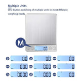 Digital Kitchen Scale 3000g/ 0.1g Small Jewelry Scale Food Scales Digital Weight Gram and Oz Digital Gram Scale